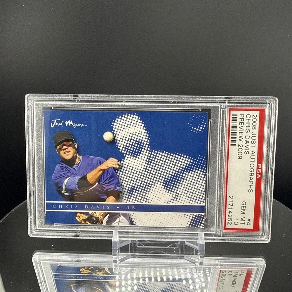 2008‎ Just Minors Just Auto Preview Chris Davis #JAPR-04 PSA 10